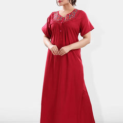 Be You V Neck Maxi Nightdress