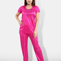 Be You Pack Of 6 Satin Maxi Wrap Nightdress With Lingerie Set