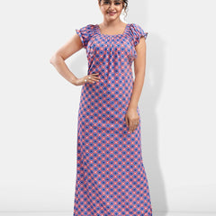 Be You Floral Printed Satin Maxi Nightdress