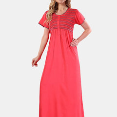 Be You Round Neck Maxi Nightdress