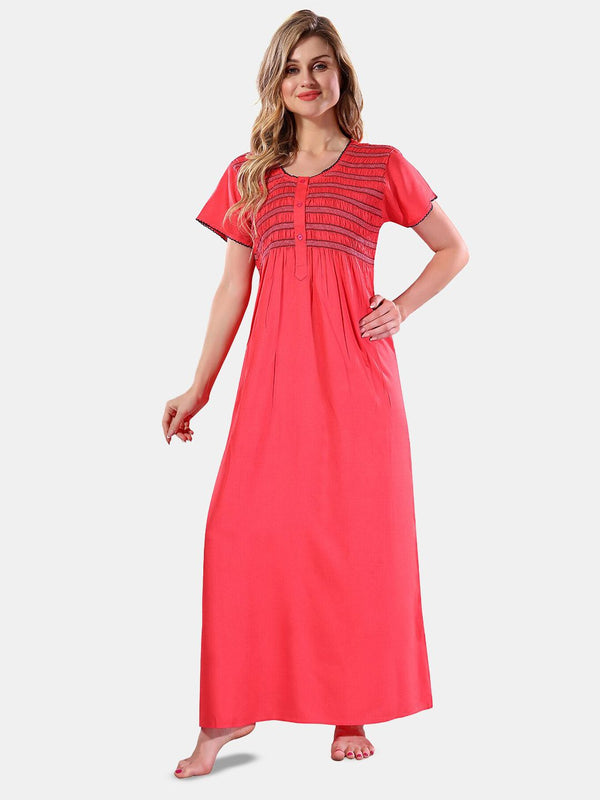 Be You Round Neck Maxi Nightdress