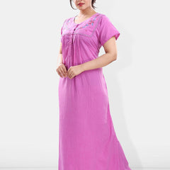 Be You Round Neck Maxi Nightdress