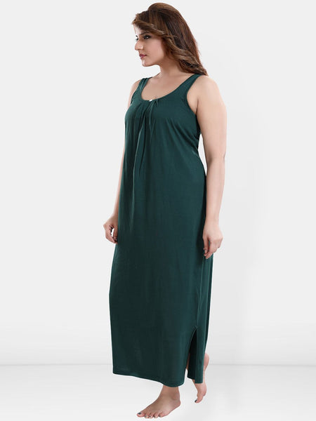 Be You Sleeveless Cotton Maxi Nightdress