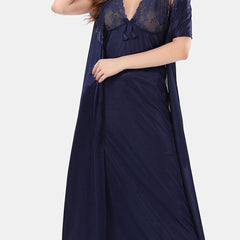 Be You Satin Maxi Nightdress With Robe