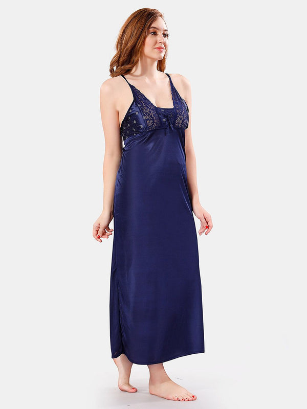 Be You Satin Maxi Nightdress With Robe