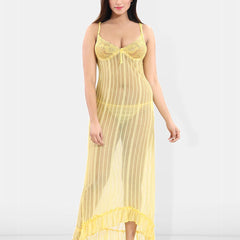 Be You Self Design Net Baby Doll With Brief