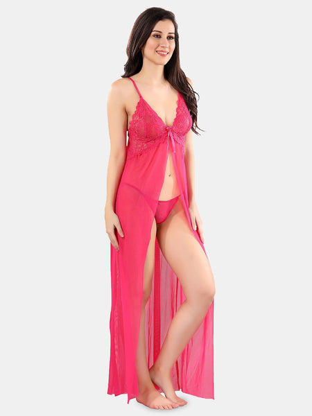 Be You Net Baby Doll With Panty