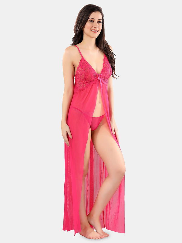 Be You Net Baby Doll With Panty