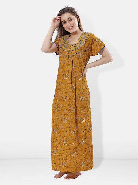 Be You Floral Printed Maxi Nightdress