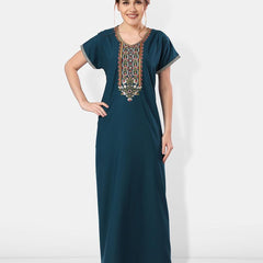 Be You Embroidered Maxi Nightdress