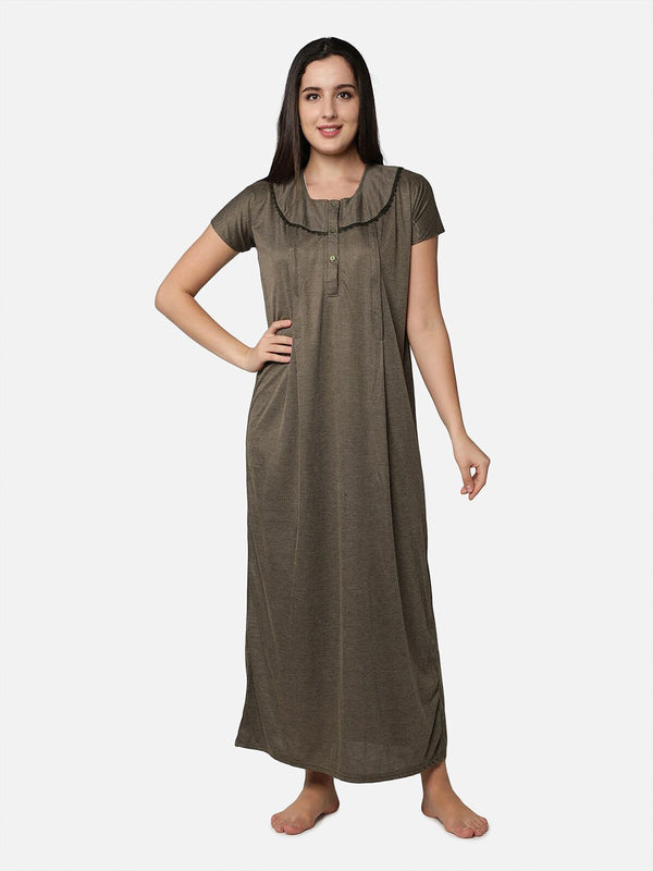 Be You Striped Maternity & Feeding Maxi Nightdress