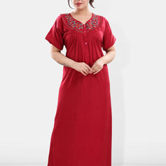 Be You V Neck Maxi Nightdress