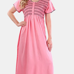 Be You Smocking Maxi Nightdress