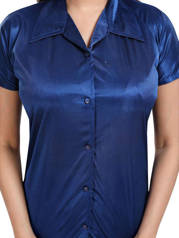 Be You Satin Shirt & Lounge Pant Night Suit