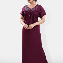 Be You V-Neck Maxi Sweat Nightdress