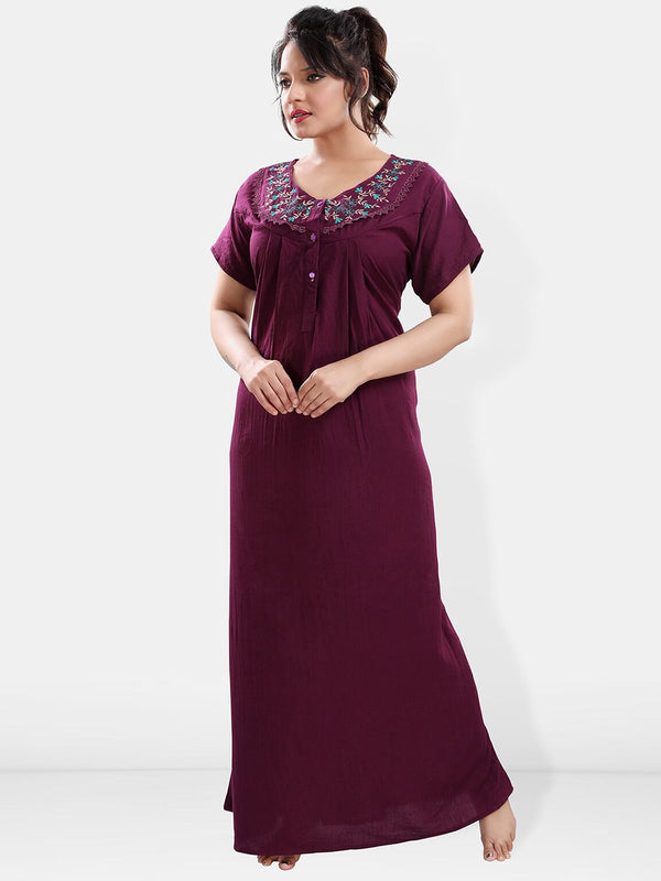 Be You V-Neck Maxi Sweat Nightdress