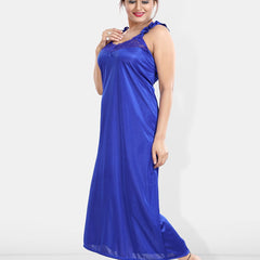 Be You Maxi Satin Wrap Nightdress With Robe