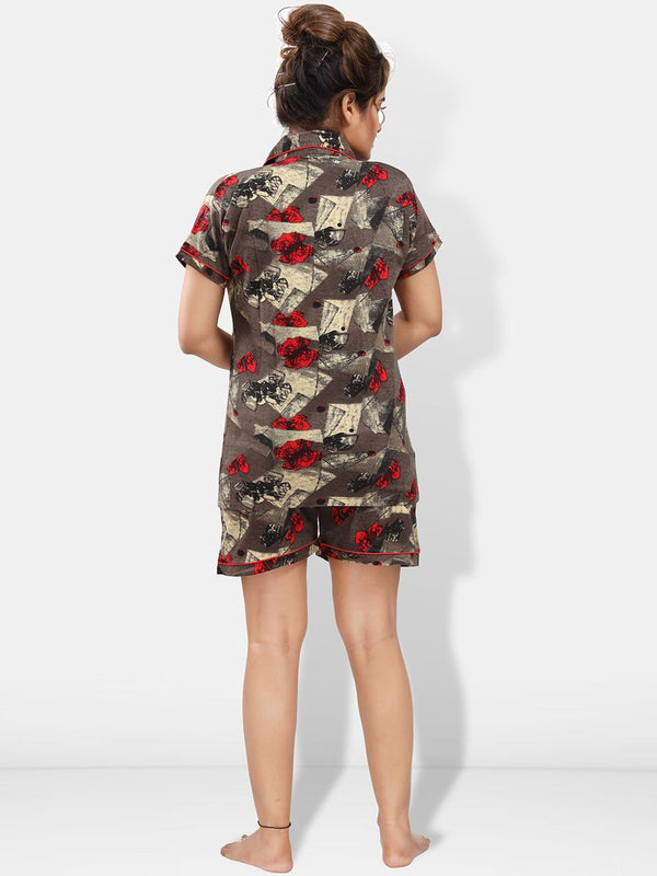 Be You Abstract Printed Night suit