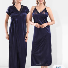 Be You Satin Maxi Nightdress With Robe