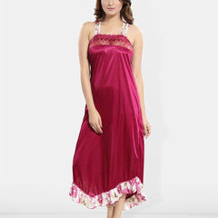 Be You Shoulder Straps Satin Nightdress