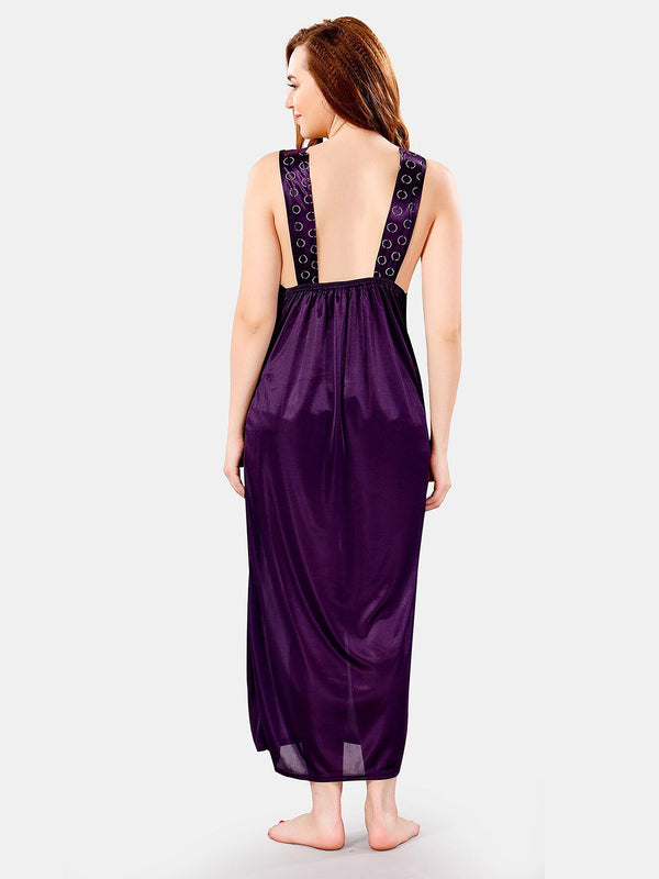 Be You Satin Maxi Nightdress With Robe
