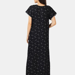 Be You Floral Printed Maxi Nightdress