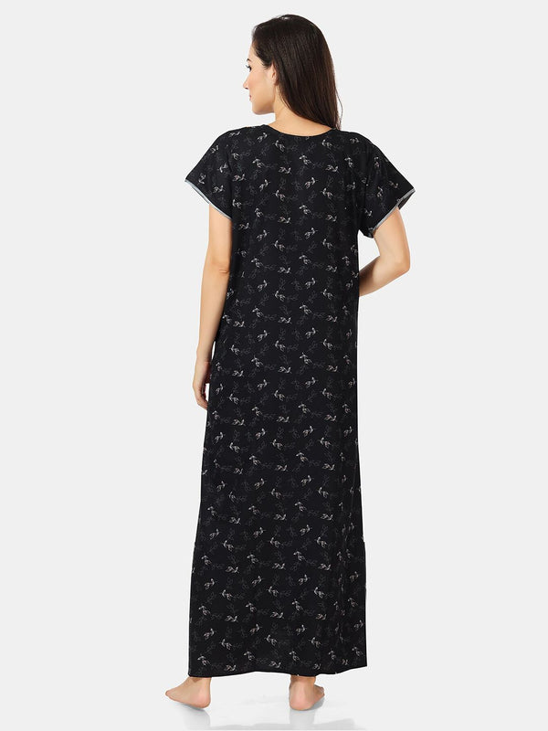 Be You Floral Printed Maxi Nightdress