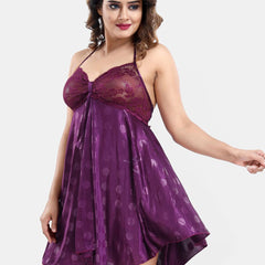 Be You Satin Wrap Nightdress With Robe