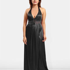 Be You Halter Neck Maxi Sweat Nightdress