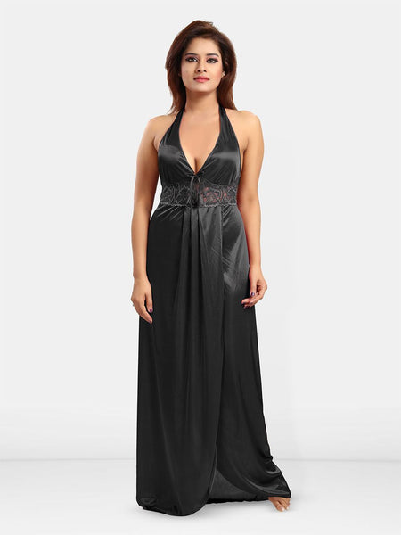 Be You Halter Neck Maxi Sweat Nightdress