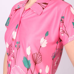 Be You Women Floral Printed Top & Pyjama Night suit