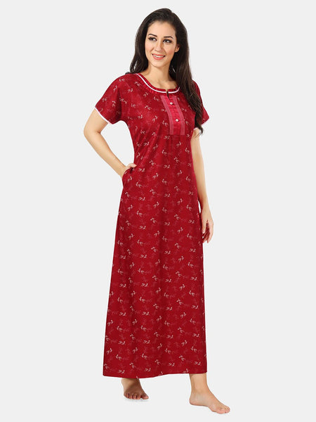 Be You Printed Maxi Nightdress