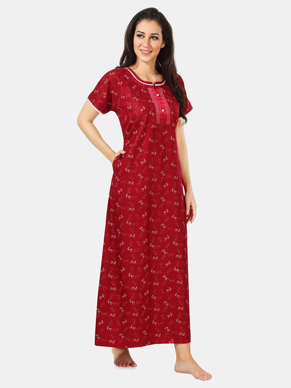 Be You Printed Maxi Nightdress