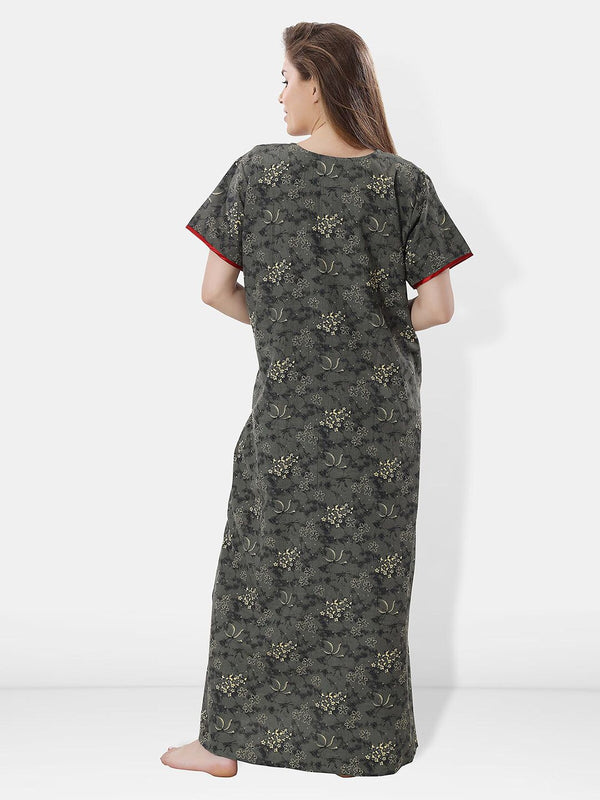 Be You Floral Printed Maxi Nightdress