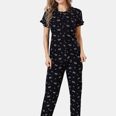 Be You Abstract Printed Night Suit