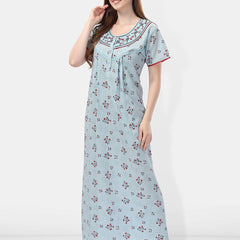 Be You Floral Printed Maxi Nightdress