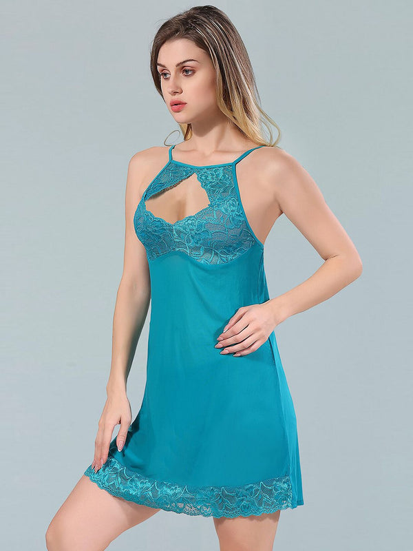 Be You Teal Net Baby Doll