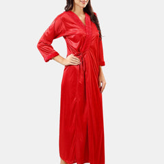 Be You Self Design Nightdress With Robe