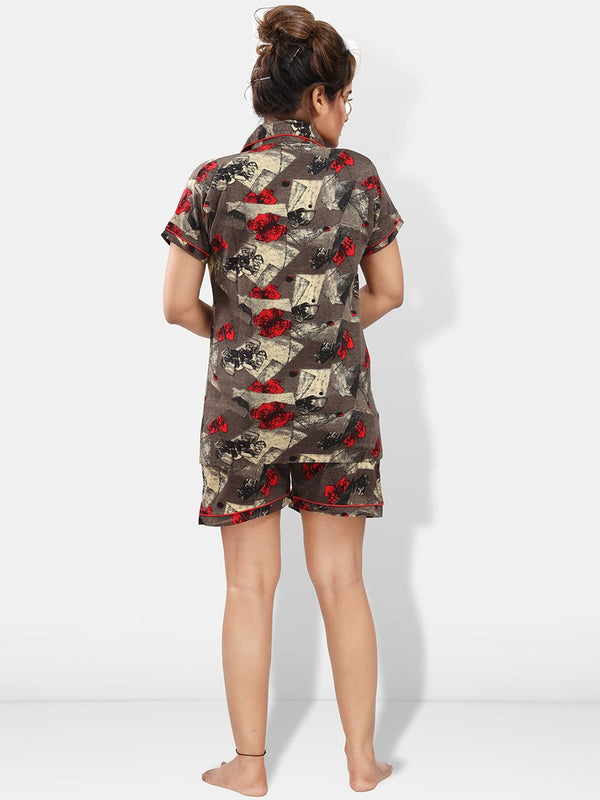 Be You Pack Of 2 Printed Night suits