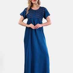 Be You Round Neck Maxi Nightdress
