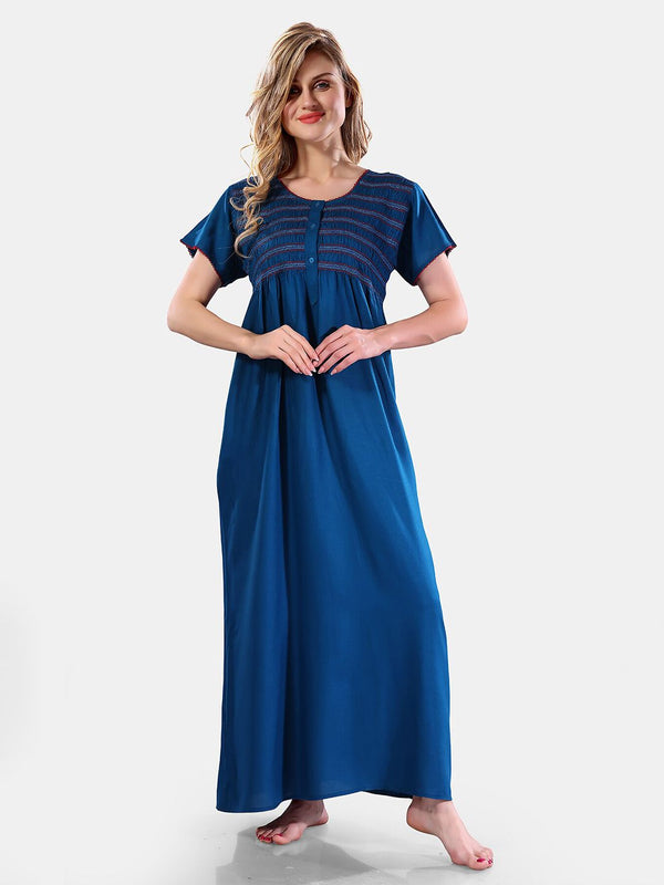 Be You Round Neck Maxi Nightdress