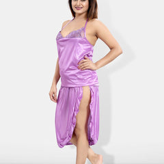 Be You Pack Of 6 V-Neck Satin Maxi Wrap Nightdress
