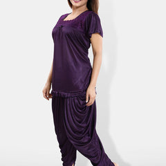 Be You Pack Of 2 Square Neck Satin Night suit