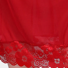 Be You Self Design Shoulder Straps Net Baby Doll With Briefs