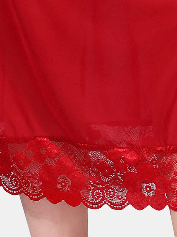 Be You Self Design Shoulder Straps Net Baby Doll With Briefs
