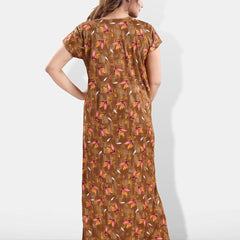 Be You Floral Printed Maxi Maternity Nightdress