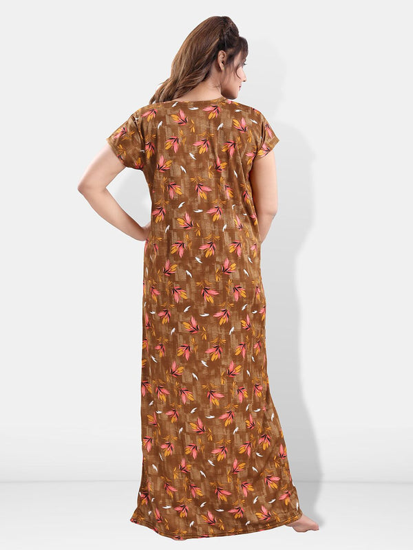 Be You Floral Printed Maxi Maternity Nightdress