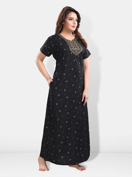 Be You Floral Printed Maxi Nightdress