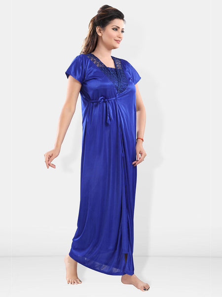 Be You Satin Maxi Nightdress With Robe