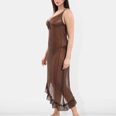 Be You Self Design Net Baby Doll With Brief
